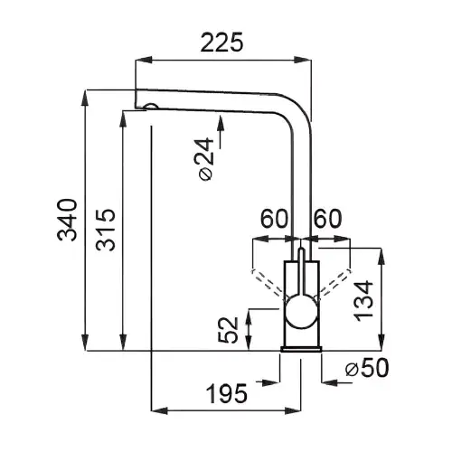 Árengedmény - ELLECI - Csaptelep Shell Plus (C02) G48