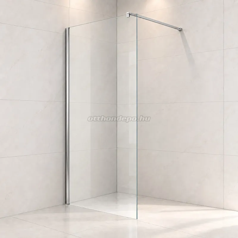 Zuhanyfal, AD Walk-in, LC-WL, 8 mm nano felületű üveg, 80x200 cm - Rendeld meg most