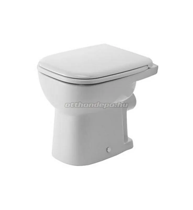 WC, Duravit, D-Code 21090900002, álló, síköblítés, hátsó kifolyású - Outlet