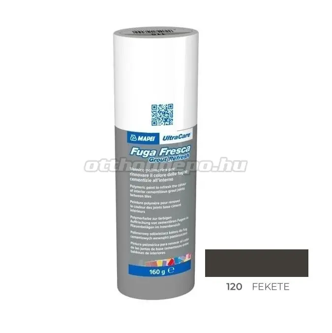 Azonnal elérhető | Fuga felújító, Mapei, UltraCare Fuga Fresca Nr.120 fekete 160 gr