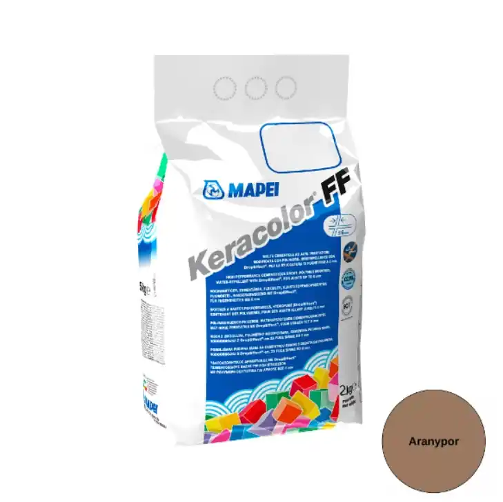 Szezonális akció - Fugázó, Mapei, Keracolor FF Flex Nr.135 Aranypor, 2 kg (6 mm-ig)