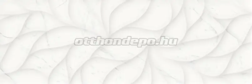 Dekorcsempe, BT Calacatta Marmi Matte Floral Decofon Rec., 30x90 cm | Árcsökkenés