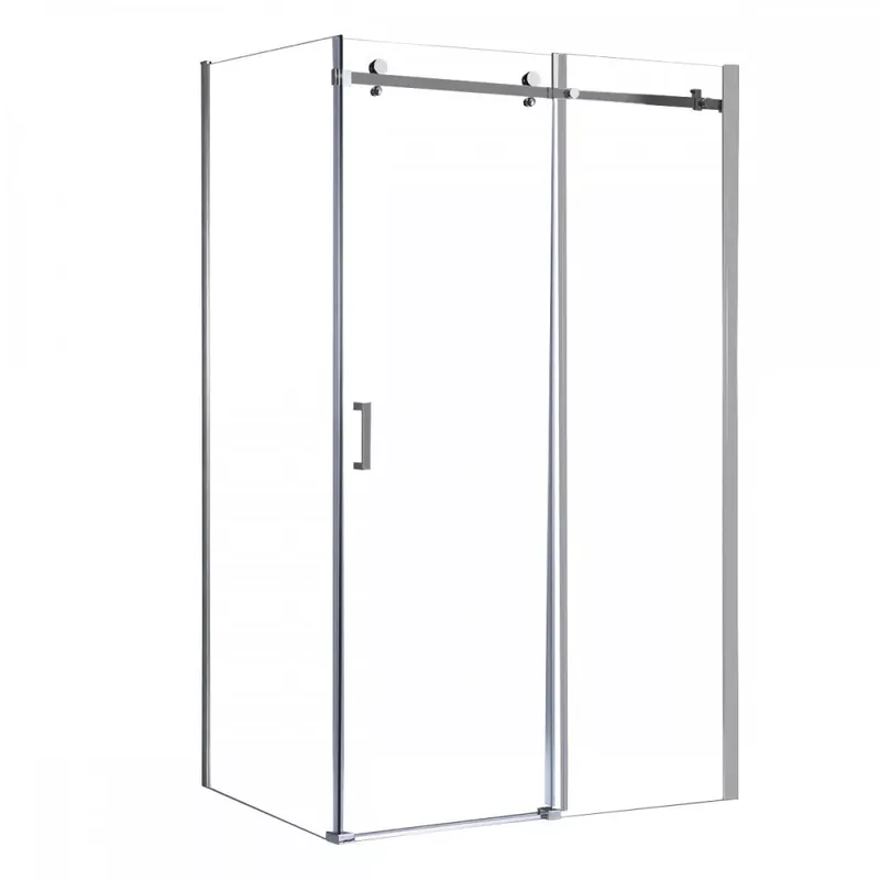 Akciós ár | Bold-in 80x100 cm aszimmetrikus zuhanykabin zuhanytálca nélkül