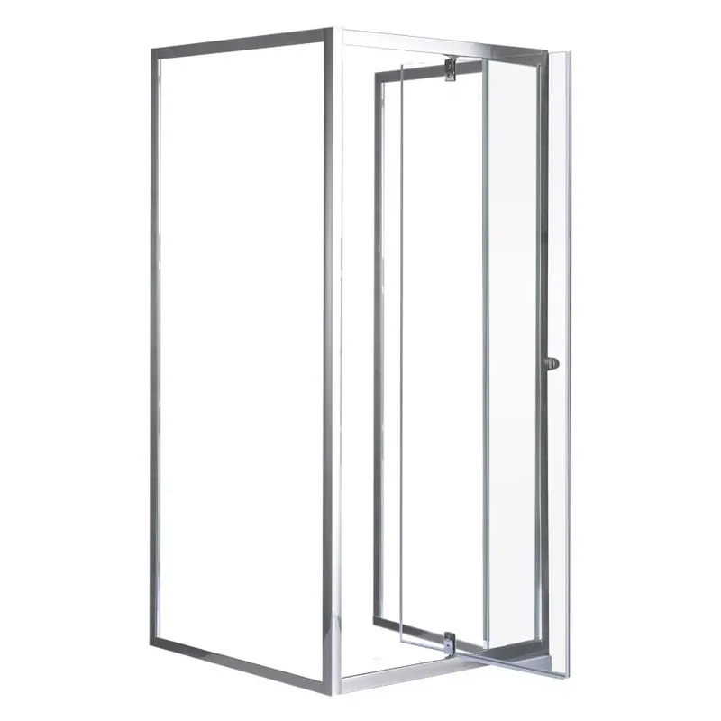 Akció - Flexi 80x80 cm falsíkra szerelhető szögletes zuhanykabin zuhanytálca nélkül