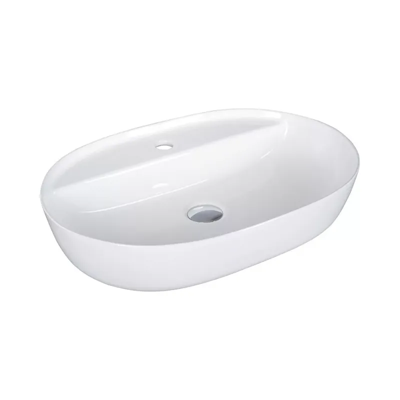 Eros ROCK 5 - PULTRA ültethető - Top Counter - porcelán mosdó - 60 x 40 cm | Különleges ajánlat