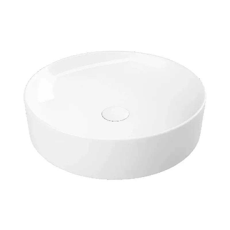 Azonnal elérhető | Sanovit LUCENTE - PULTRA ültethető - Top Counter - porcelán mosdó - O - Ø 43 cm