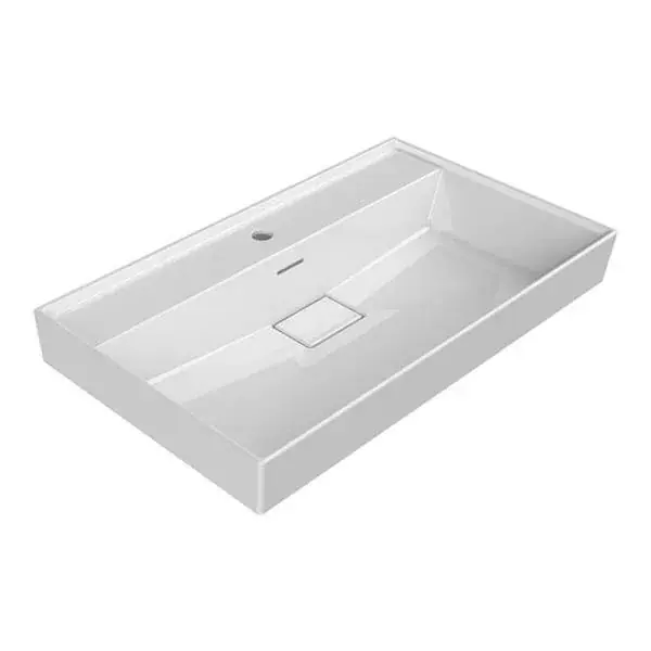 CeraStyle SHARP - porcelán mosdókagyló - 1 csaplyukas - 100 x 48 cm - Azonnal elérhető