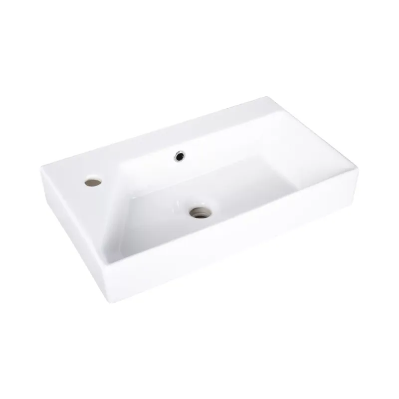 Exkluzív ajánlat - Sanovit STANCE - porcelán mosdókagyló - bal csaplyukas - 55 x 33 cm
