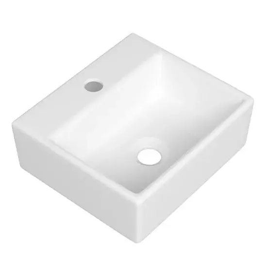 Gamma ARCO Pultra Szerelhető Mosdókagyló - 335x300x120 mm, Fehér | Prémium