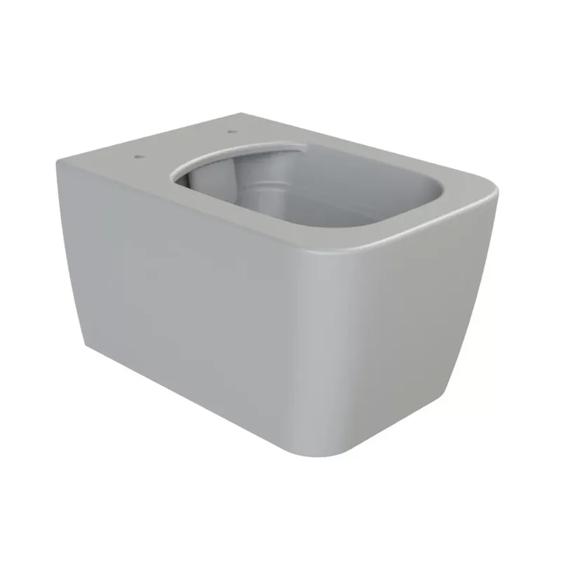 Ajánlat - CeraStyle HERA fali WC - MATT SZÜRKE - rimless - perem nélküli - rejtett rögzítésű - 52 cm