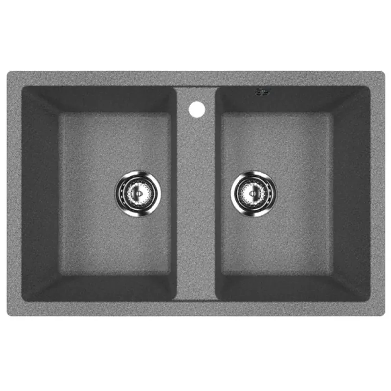 Ajánlat - Ulgran U-608-309 Gránit Mosogatótálca - Kétmedencés, Gránit