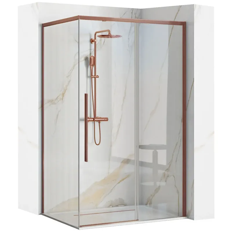 Zuhanykabin SOLAR Copper Brush 120x90 | Prémium