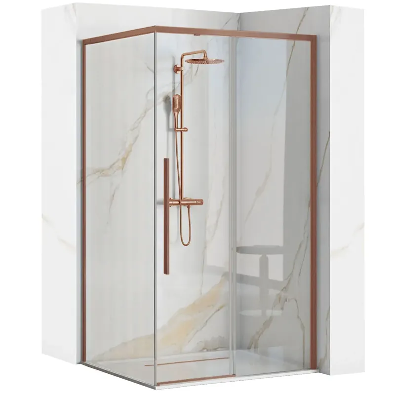 Zuhanykabin SOLAR Copper Brush 90x90 | Bestseller