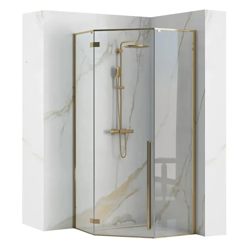 zuhanykabin DIAMOND GOLD 100x100 - Végkiárusítás