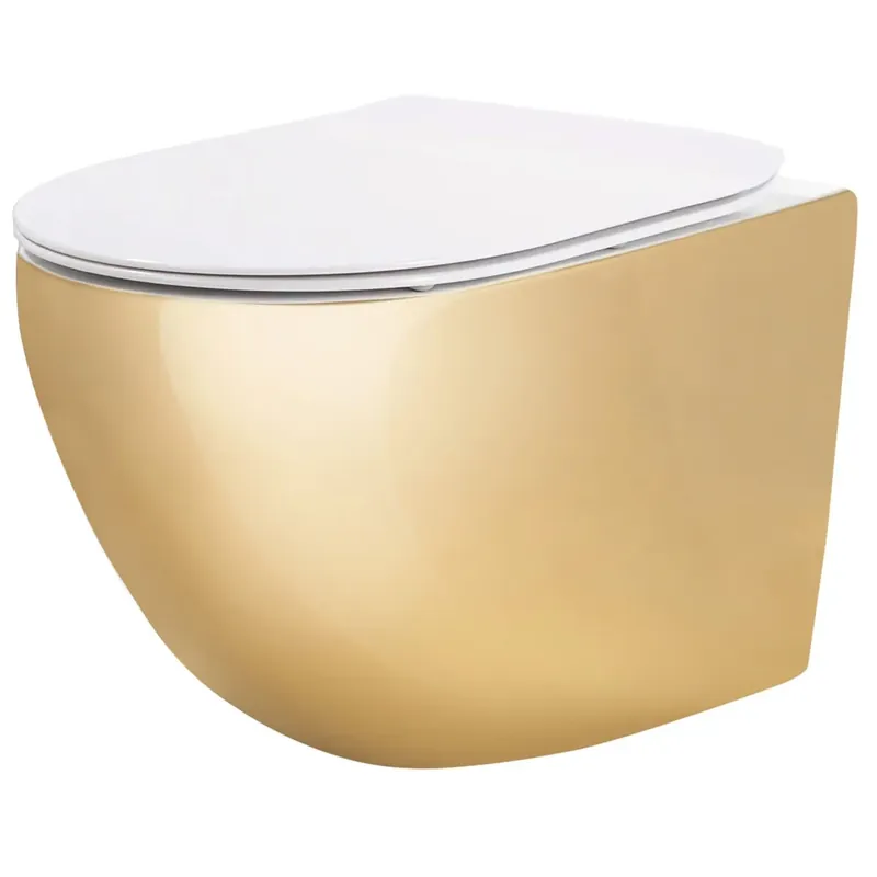 Exkluzív ajánlat - WC csésze Rea Carlo Mini Tornado NF WHITE GOLD
