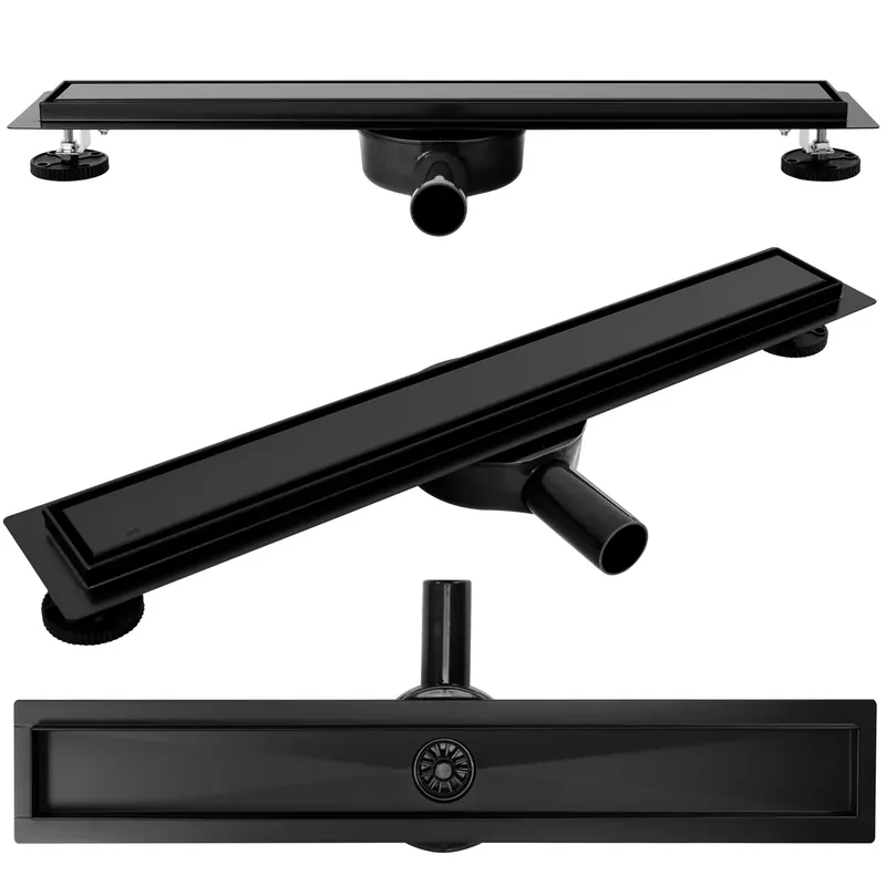 Korlátozott ajánlat - Lineáris lefolyó REA PURE NEO PRO black matt 50