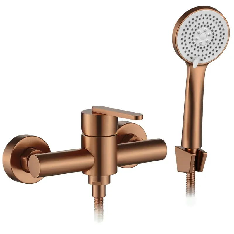 Zuhanycsaptelep Ontario Brush Copper | Gyors kiszállítás