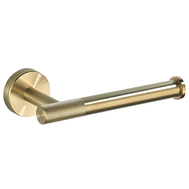 Utolsó esély | Falra szerelhető wc papír tartó 6611 Modern Brush Gold