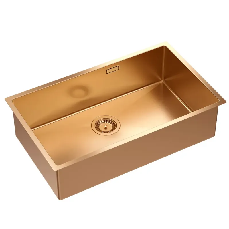 Acél mosogatótálca ANTHONY 80 COPPER | Expressz szállítás