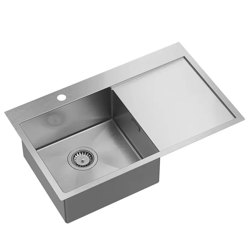 Acél mosogatótálca RUSSEL 111 BRUSH NICKEL - Expressz szállítás