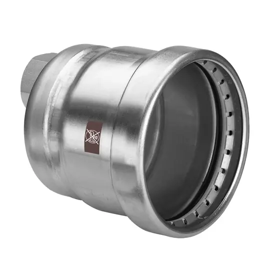 Ajánlat | Viega Temponox XL zárókupak, 88,9 - 3/4" BM, préselhető, SC-Contur, rm.acél