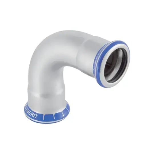 Geberit Mapress rozsdamentes acél ívidom 90°, d=54mm - Újdonság