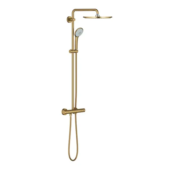 Korlátozott ajánlat - Grohe Euphoria System 310 zuhanyrendszer, termosztátos csapteleppel, Brushed Cool Sunrise