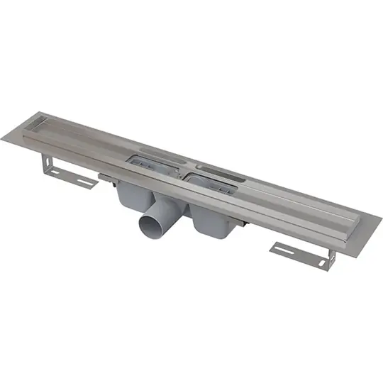 Szuper ajánlat - Alcaplast zuhanyfolyóka peremmel perforált rácsokhoz, 1450 mm