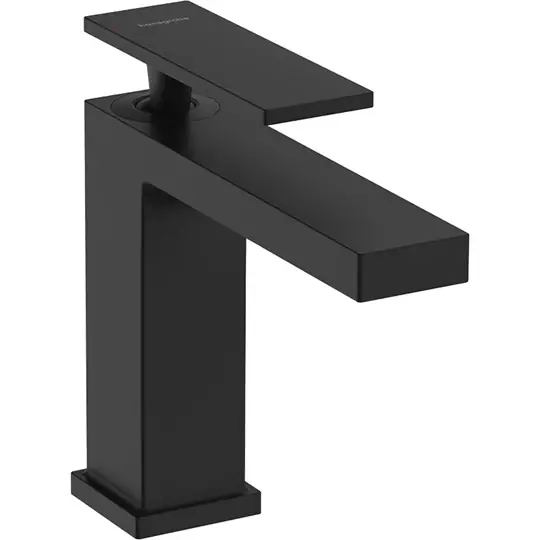 Ajánlat | Hansgrohe Tecturis E egykaros mosdócsaptelep 110, automata lefolyógarnitúrával matt fekete