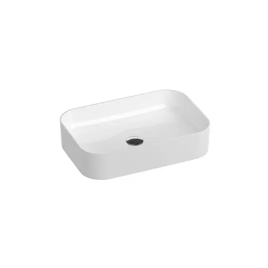 Akció | Ravak Ceramic Slim R pultra építhető kerámia mosdó 550*370*120mm,túlfolyó nélkül