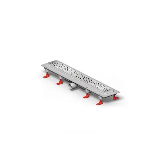Akciós ár - Mofém Linear MLP-650 KF zuhanyfolyóka, minta nélküli ráccsal, 650 mm