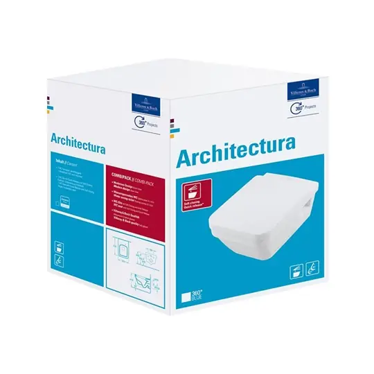 Ajánlat - Villeroy Architectura kombipack mélyöblítésű wc csésze +ülőke