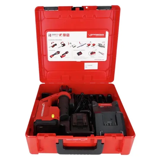 Különleges ajánlat | Rothenberger ROMAX COMPACT III Set >B<MaxiPro 1/4"-1.1/8", 2Ah, EU, AMP