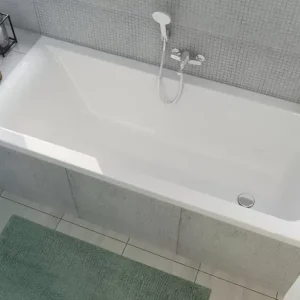 Kád 170cm-75cm, egyenes, akril, Mona - Biztonságos vásárlás