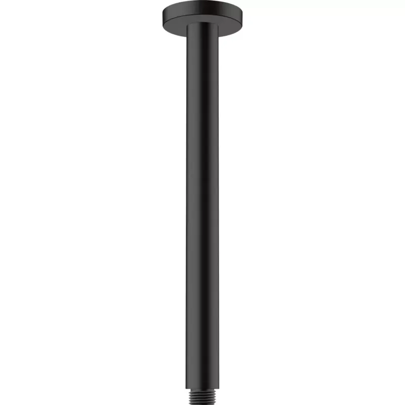 Zuhanykar mennyezeti csatlakozó 30 cm, Vernis Blend matt fekete, Hansgrohe | Népszerű