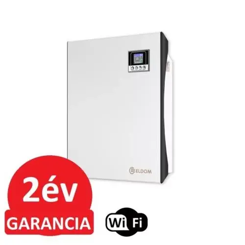 Elektromos fűtőpanel programozható WiFi vezérléssel 1000 Watt, Galant 10, Eldom - Újdonság