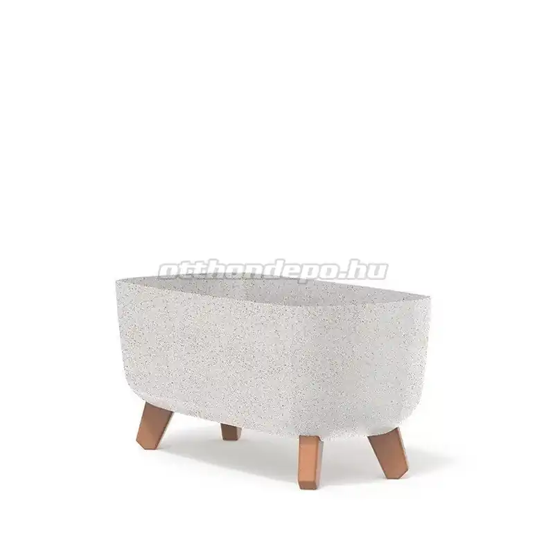 Olcsóbb - Prosperplast, Gracia Case Ecowood, virágláda 400w, fehér
