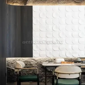 Szezonális akció - Archi Design, Snow White 3D PU falpanel, 2,5 cm vastag 120*60 cm I.o.