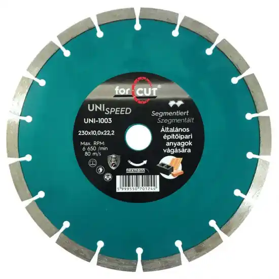 Flexmann gyémánttárcsa 230x10 UNI SPE | Végkiárusítás