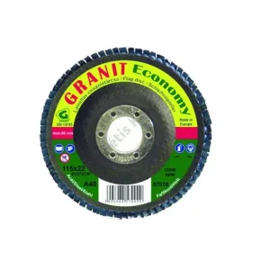 Granit Economy lamellás Csiszolótárcsa 125x22,23mm A60 (57079) - Szezonális akció