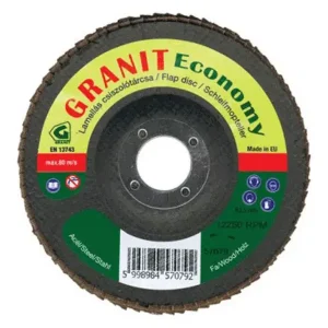 Csak ma | Granit Economy lamellás csiszolótárcsa (kúpos) 115x22,23 mm A80